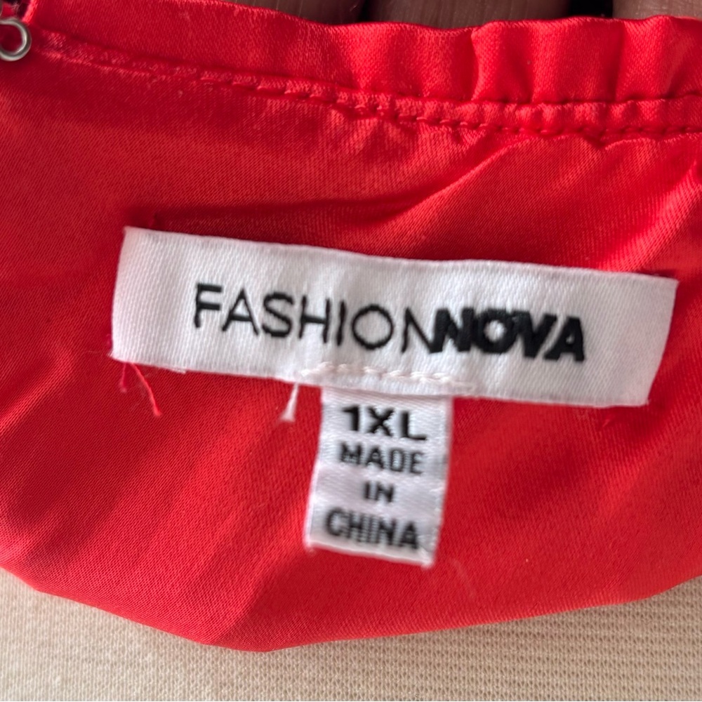 Glamour Sequin Mini Dress - Red - Picture 4 of 4